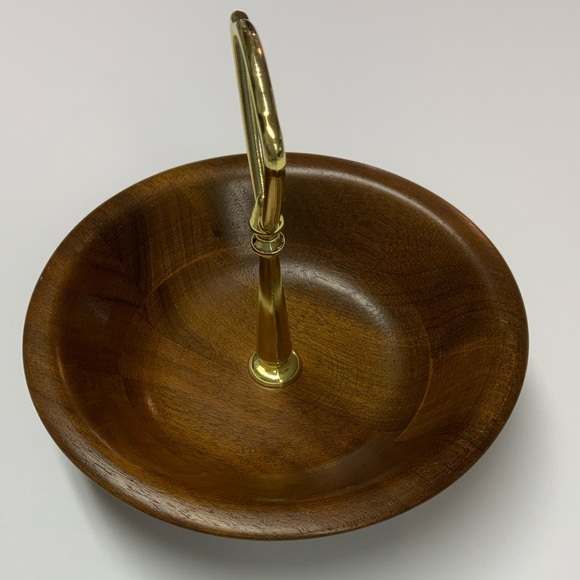 OZARK Walnutware Mid Century Modern vintage Bowl - Picture 2 of 7